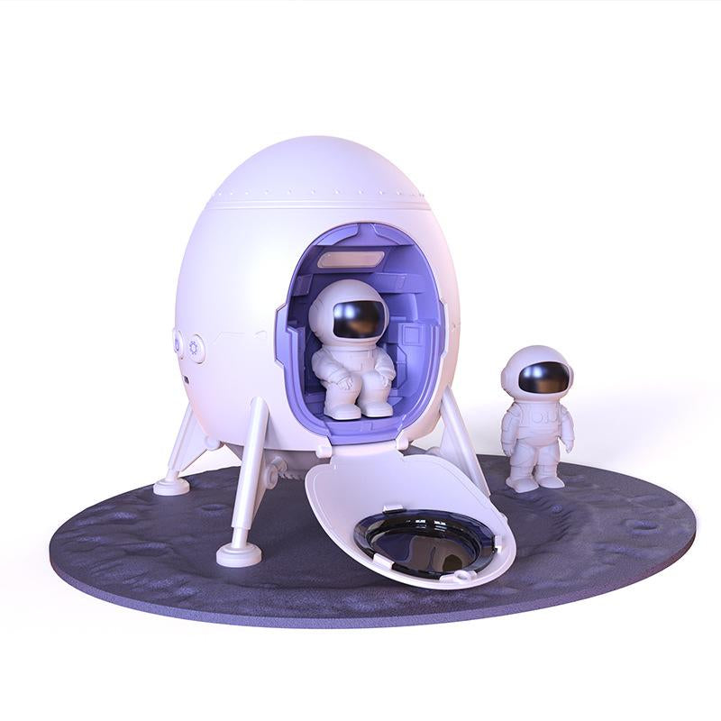 Projector Bedroom Lunar Rover Projection Lamp Astronaut Moon Car Design 360 Degree Galaxy Star Night Light Home Bedroom Decor Trending Space Gift for Kids Adults LED Projection Lamp with USB Power Romantic Atmosphere Room Party Mood Light Holiday Gift