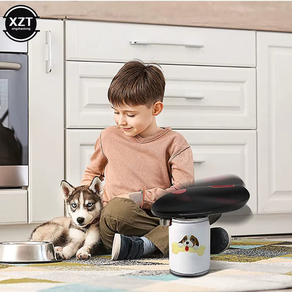 Automatic Jar Opener Tin Can Open Machine Touch None Sharp Edges Electric High Power Jar Tin Opener Kitchen Gadgets Can Openers