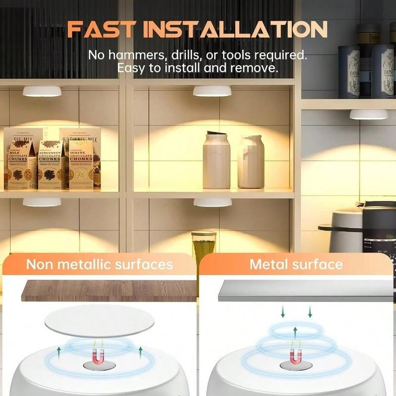 5/10Pcs USB Rechargeable Motion Sensor LED Night Lights - Warm & White, Automatic On/Off, Long-Lasting Battery, Compact Design for Stairs, Bedrooms, Cabinets & Wardrobes, Perfect Holiday Gift, Motion Sensor Light Indoor Rechargeable