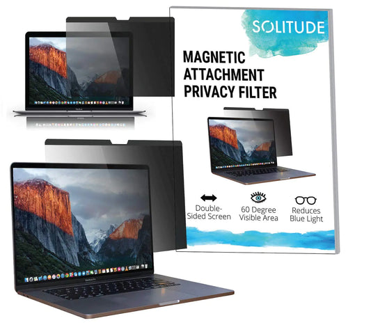 Solitude Screens Magnetic Privacy Screen MacBook Pro 13 inchSlimmest on MarketCloses Fully DualSided AntiGlare MacBook Pro 13 inch Screen ProtectorPrivacy Screen MacBook Pro 13 inch Laptop